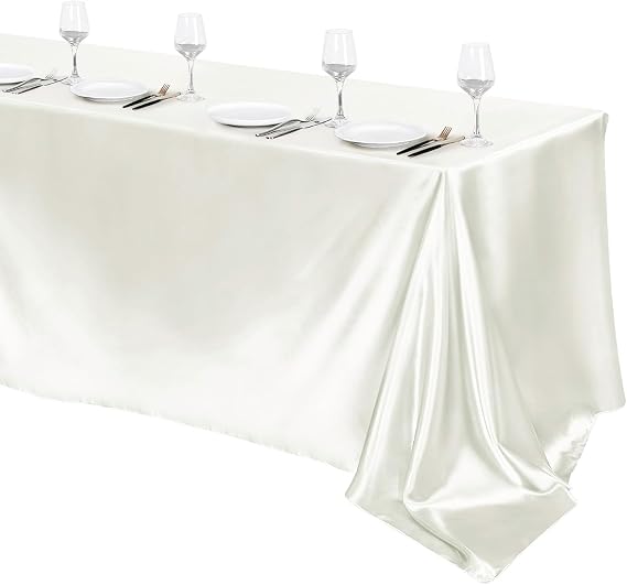 Off-White Tablecloth 145×260cm Waterproof Rectangular Table Cloth