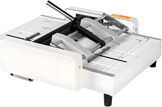 Electric Binding Machine with Visible Panel for Stapling and Folding