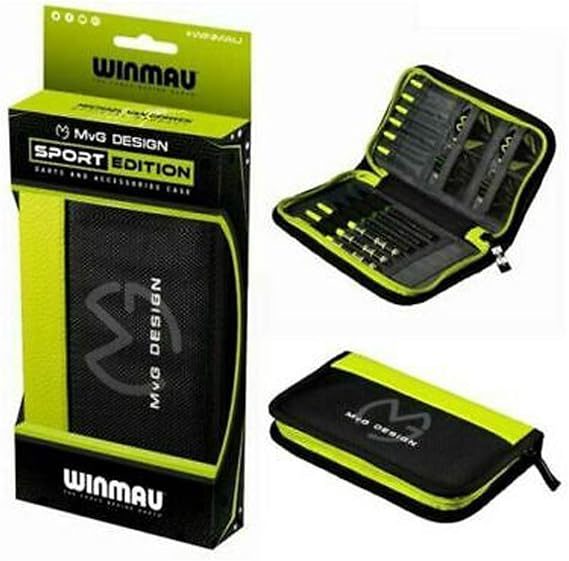 Winmau MvG Design Dart Case, Michael van Gerwen, Slim Line, 11 Compartments, Sport Edition