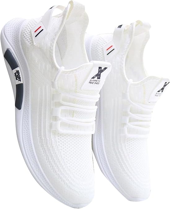Trainers Men Running Walking Shoes Athletic Walking Gym Sneakers Sport Run Fitness Fashion Sneakers Trainers for Men Lightweight Comfortable Badminton Breathable Running Nurse Footwear