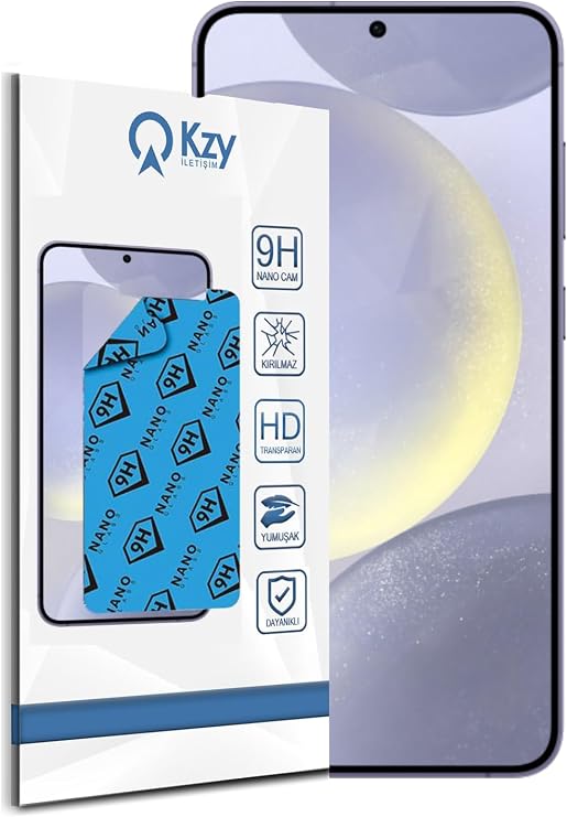KZY İletişim Samsung Galaxy S24 Plus ile Uyumlu Nano Ekran Koruyucu Kırılmaz Esnek Cam