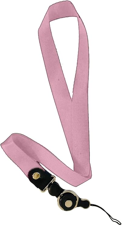 Xiaomi Redmi Note 9 Pro - Lanyards neck straps for mobile cell phones, cameras, USB flash drives, keys, key chains, ID name tag badge holders etc For Xiaomi Redmi Note 9 Pro (LIGHT PINK)