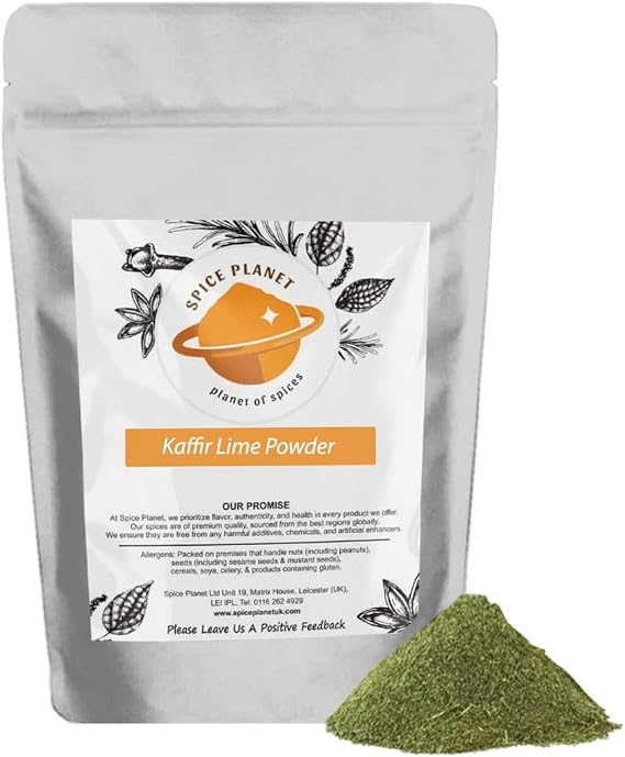 Kaffir Lime Leaf | Leaves Powder Premium Quality by Spice Planet® Free UK P&P (50 Grams)