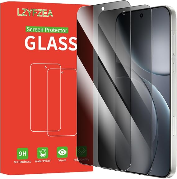 2-Pack Privacy Screen Protector for OPPO find x9 pro, High Transparent 9H Hardness, Anti-Scratch, Bubble-Free Installation