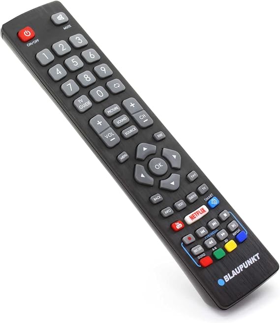 Original BLF/RMC/0008 TV Remote Control for Blaupunkt 32-138MXN 40-148MXN 43-134MXN 50-405V 43/134M-GB-11B-FEGUX 32-138M-GB-11B4-EGDPX-UK 49-148M-GB-11B-FEGPX-UK BLF/RMC/0009 Full HD LED