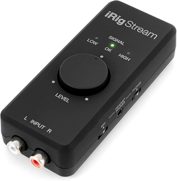 IK Multimedia iRig Stream iRig Series 4.1 x 1.7 x 0.9 inches 10.55 x 4.45 x 2.4 cm Authentic Domestic Product
