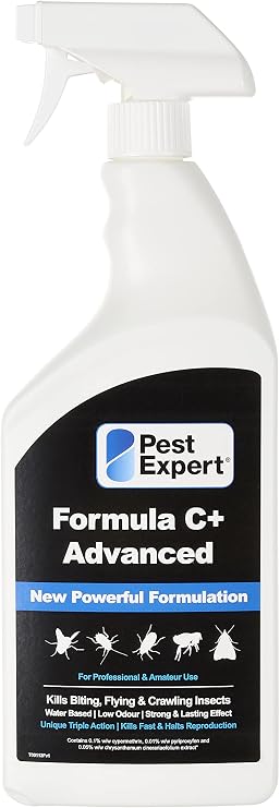 Pest Expert Formula 'C' Clothes Moth Killer Spray 1L - Maximum Strength & Control