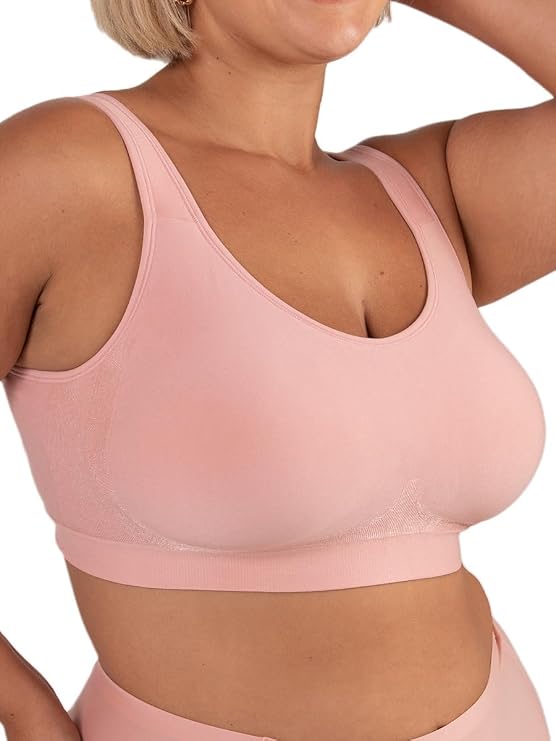 Shapermint ブラレット 女性用 サポート付き - 調節可能なワイヤレスサポートブラ、フルカバーアンダーワイヤーなしシームレスブラ