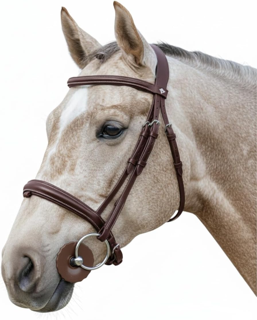 Comfort Gel Bit Guards for Horses Soft Flexible Rubber Protector Rings Stops Pinching and Chafing Equestrian
