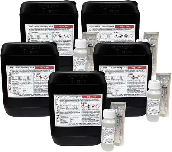 Polycraft 446 PA Unpigmented General Purpose Polyester Laminating Resin 25kg Kit