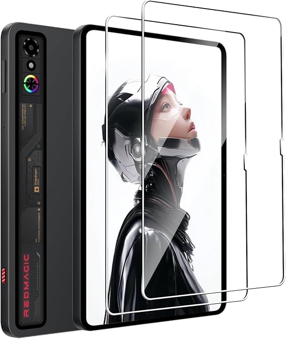 Screen Protector for RedMagic Astra/RedMagic Astra 2 for Tempered Glass, Pack of 2 Screen Protectors, 9H Hardness Screen Protector, HD Tempered Glass Screen Protector, Anti-Scratch