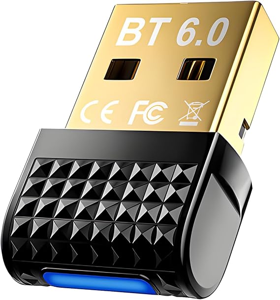 Bluetooth 6.0 Adapter PC, Wireless Bluetooth Dongle Receiver