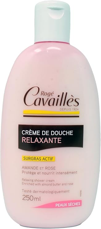 Rogé Cavaillès Relaxing Shower Cream with Almond and Rose Extract 250ml