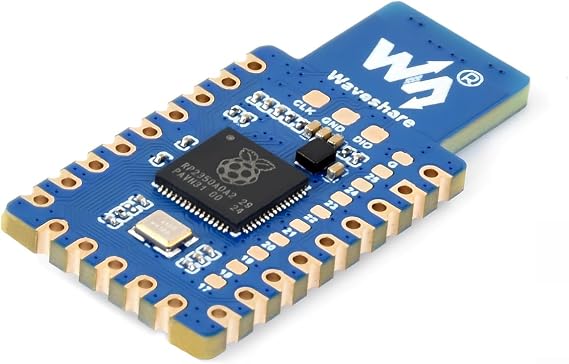 Waveshare RP2350-One, Onboard PCB Type-A Plug, 4MB Flash MCU Board Based On Raspberry Pi RP2350A Dual-core & Dual-architecture Microcontroller Processor