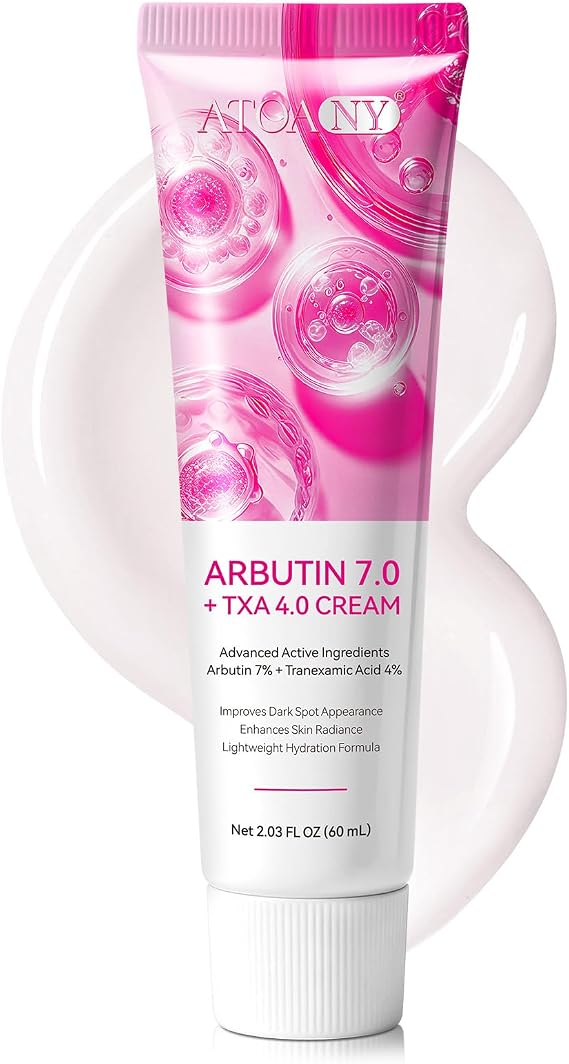 Arbutin Cream, Advanced Active Ingredients, Dark Spots, Blemishes, Pigmentation, Dullness, Improves Dark Spot Appearance, Enhances Skin Radiance, Lightweight Hydration Formula - 2.03 fl oz (60 ml)