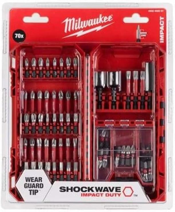 Milwaukee T4932492007 Shock Wave Bits Uç Seti 70 Parça