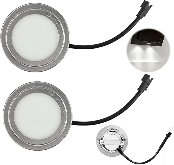 2pcs Range Hood Light Bulb,Cooker Hood Light Bulbs Cool White,DC 12V Range Ho/od Lig/ht,Stain/less Steel Ra/nge Ho/od LED Li/ght,Replacement Recessed Kitchen Ra/nge Ho/od Li/ght Bu/lb,Cooker Ho/od