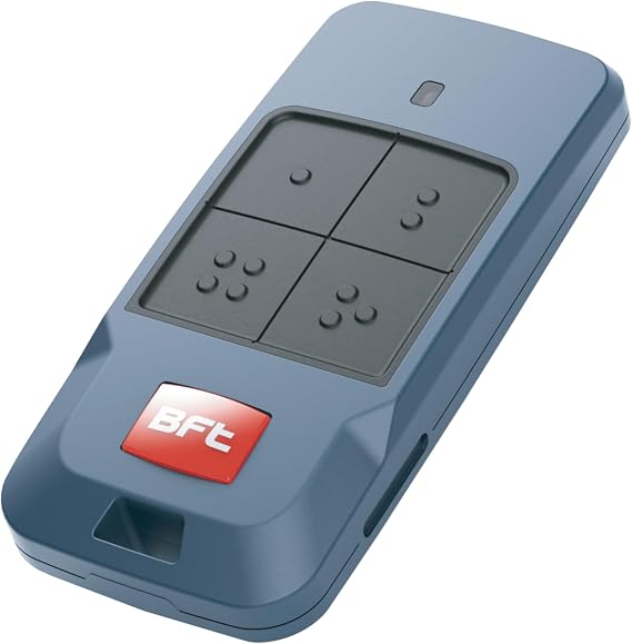 BFT Mitto 2 B RCB için yedek uzaktan kumanda, 433 MHz, 2 kanal, tüm Rolling BFT Kleio, Ghibli, TRC 2, Kleio, Ghibli, TRC ile uyumlu