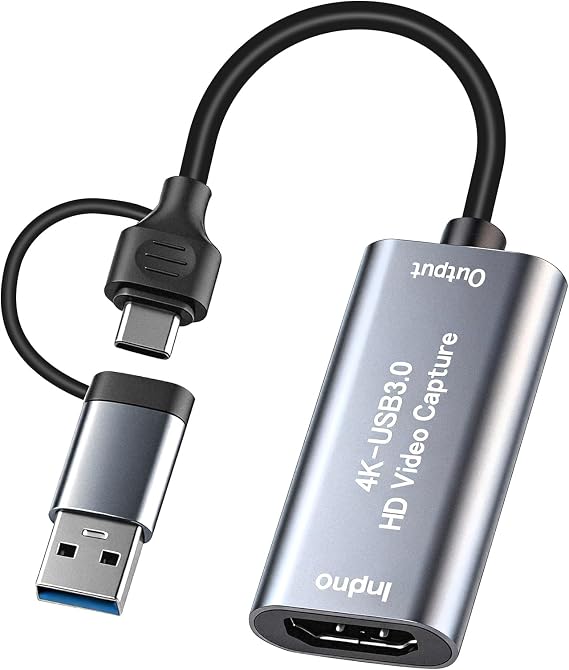 Video Capture Card 4K USB3.0 HDMI to USB C Capture Card