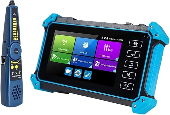 CCTVテストモニター Ipc テスター 5200c Plus CCTV デジタル Rj45 ネットワーク ケーブル Lan Cftv カメラ Vga モニター Ip POEIPC5200-cable tracer