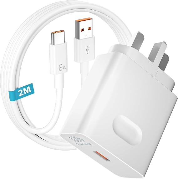 100W Fast Charger Adapter for Honor 200 400 Smart 600 Pro 90 Lite