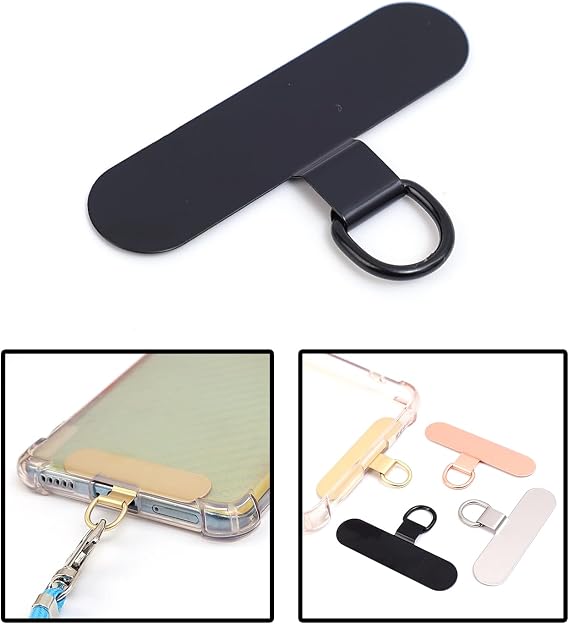 Microcase Telefon İp Askılıklar için Paslanmaz Çelik Tutacak Bağlantı Parçası -AL4832 1 Adet (Gümüş)