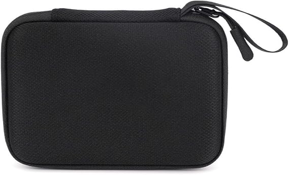 RemixAst Protective Hard Shell Case for Retroid Pocket Flip2 Console - Drop- for Proof Lightweight Travel Organizer with Inner Mesh Pocket - Black 16.5x11.5x5cm