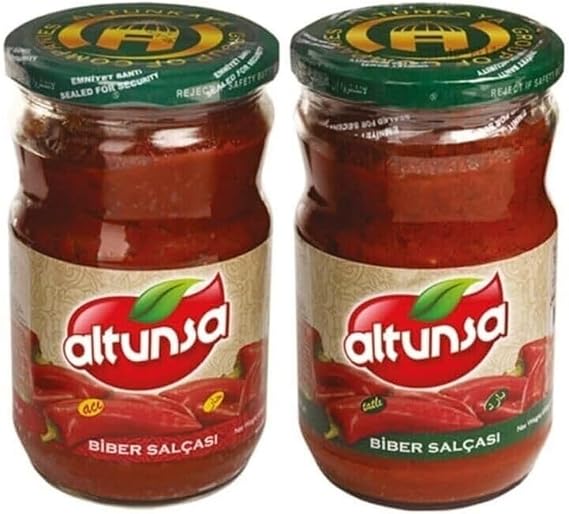 Altunsa Biber Salçası Acı Ve Tatlı 2'li Set 650 gr X 2