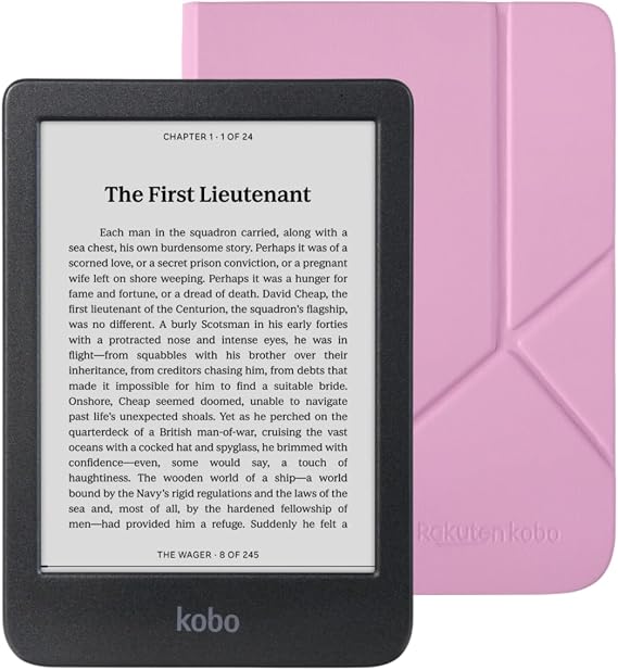 With Kobo Clara BW eReader Case Pack (Candy Pink Sleeping Case, Case Pack)