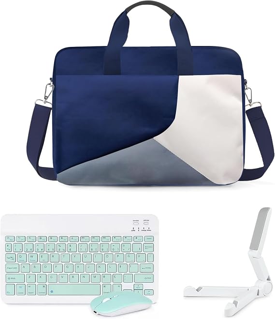 Microcase Xiaomi Pad 8 / Pad 8 pro için Macbook Çantası + Türkçe Bluetooth Klavye + Mouse + Tablet Standı Yeşil AL5162