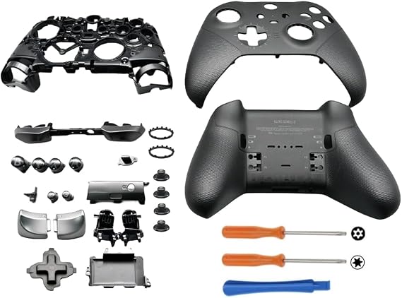 Hzxkqmil Full Shell Case Kit Replacement for Xbox Elite Series 2 Controller