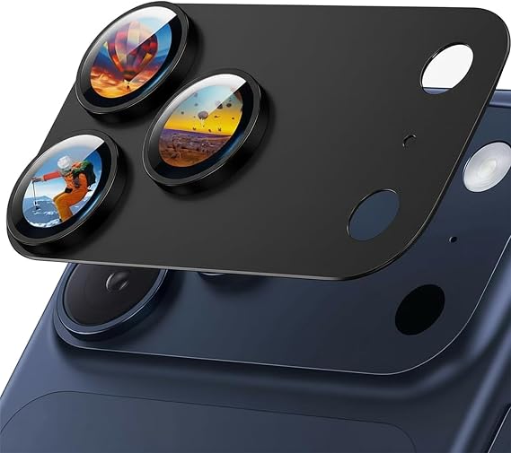 For iPhone 17 Pro Camera Protector - Black