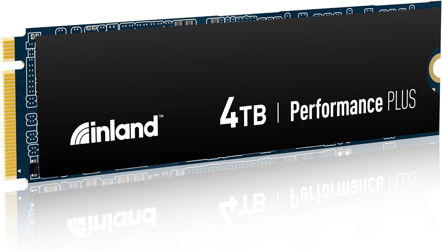INLAND Performance Plus 4TB PS5 SSD PCIe NVMe 4.0 x 4 M.2 2280 TLC 3D NAND Internal Solid State Drive RW Speed Up to 7200MBs 6800MBs 3000TBW