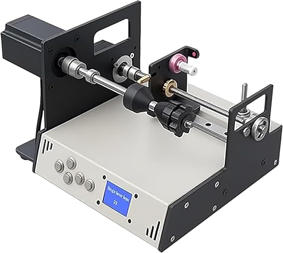 Coil Winding Machine for Fishing Line, LCD Screen, Precision ±0.01mm, Speed 2-15 Laps/s, Ideal for Cable Tube Amplifier and Winding Wire Applications