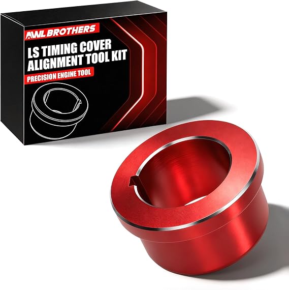 Ls タイミングカバーアライメントツールキット フロント&リアシールインストーラー付き、ビレットアルミニウムカバーアライメントツール Gm Lsシリーズエンジン Ls1 Ls2 Ls3 Ls6 Lq4 Lq9 4.8 5.3 5.7 6.0 6.2