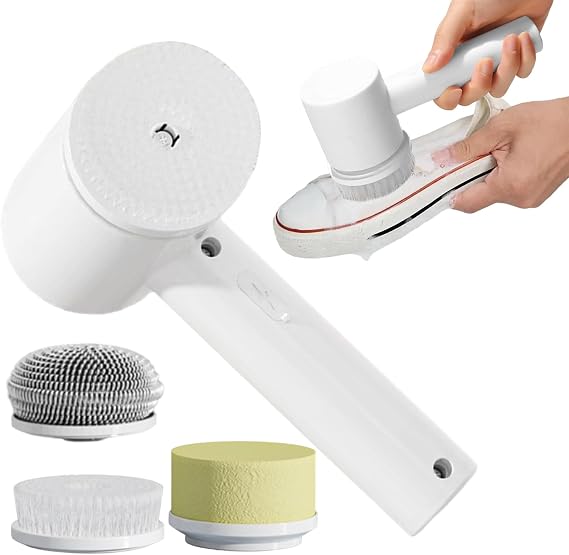 Bathroom Scrubber Electric Cordless Lightweight Bathroom Brush