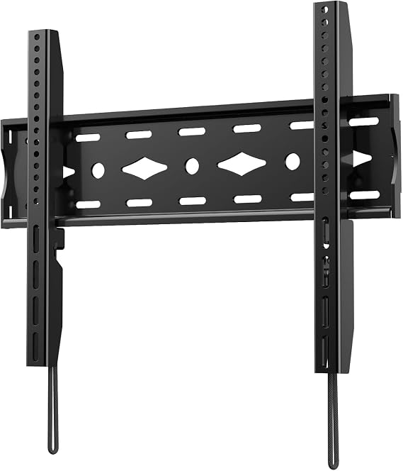 Fixed TV Wall Bracket Most 26-70" Flat Screen TVs, Low Profile Wall Mount TV Bracket with VESA Up to 400x400mm and 99lbs Loading,TV Mount with Quick Release Lock Fit Most 32+ 43+ 55+ 65+ TVs