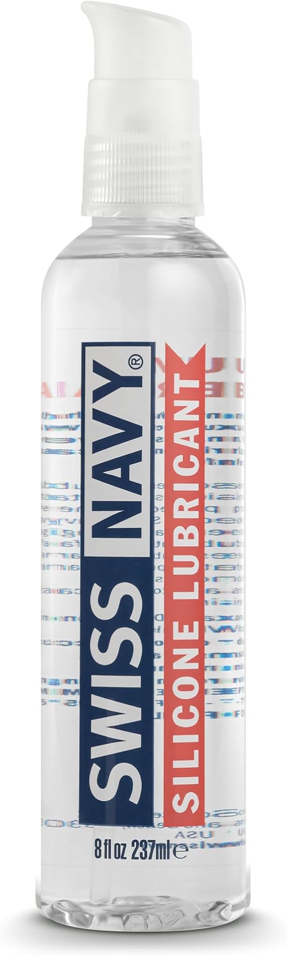 Swiss Navy - Premium Silicone-Based Lubricant - Nourishing, Lightweight & Slippery- Smooth Formula - Suitable for Any Skin Type - 237ml