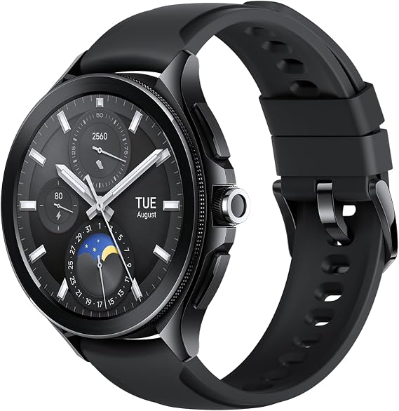XIAOMI Watch 2 Pro Google WearOS Android Smartwatch Fitness Tracker NFC Payment 1.43 AMOLED Stainless Steel Case Advanced Sleep & Health Monitoring 150+ Sport Modes GPS 5ATM Black