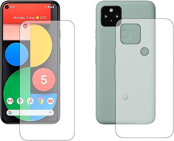 Microcase Google Pixel 5 Full Ön Arka Kaplama TPU Soft Koruma Filmi