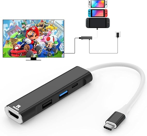 OLED Nintendo Anahtarı için Taşınabilir TV Yuvası