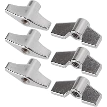 Drum Set Fixed Wing Nuts T Type Stand Nut Cymbal Washer Replacement Percussion Instrument Parts