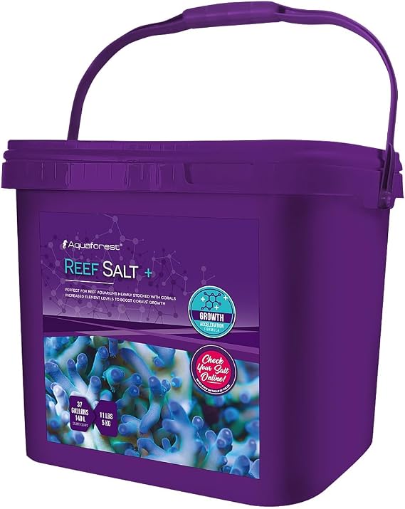 Aquaforest Reef Salt+ PLUS Aquarium Marine Fish Tank Salt - 5KG Bucket