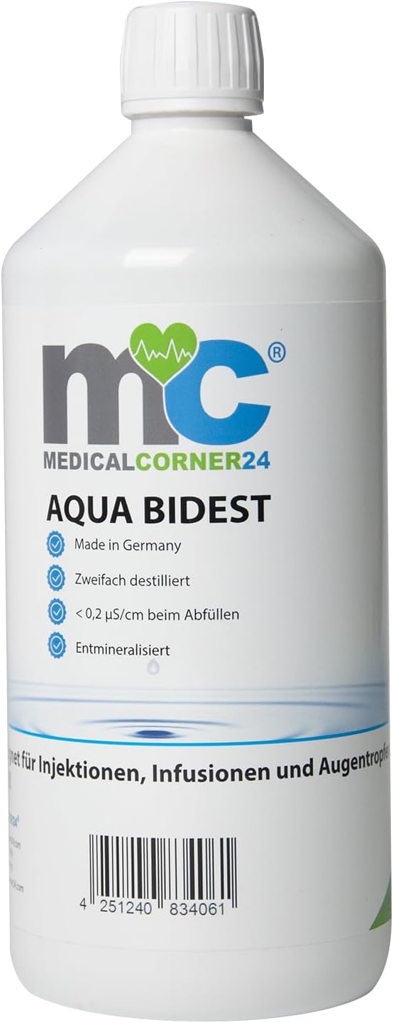 Aqua Bidest Laboratory Pure Water Sterile 1 Litre