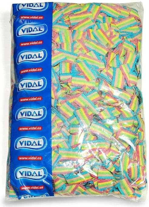 Vidal Sour Mini Rainbow Belt Bites 2.2 lb