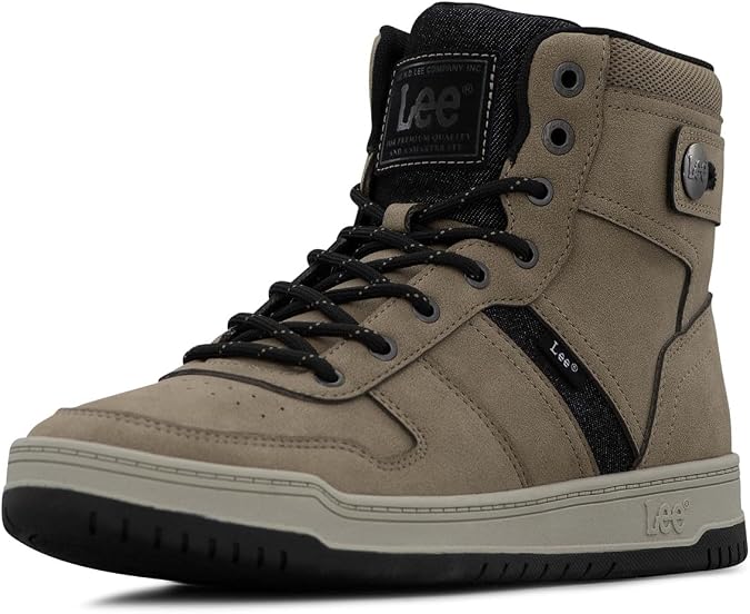 Lee Men's Noah Hi Retro Court Fashion Sneaker