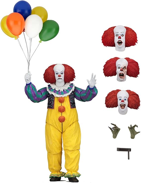 NECA Official IT 1990 Movie Ultimate Pennywise Action Figure 7"