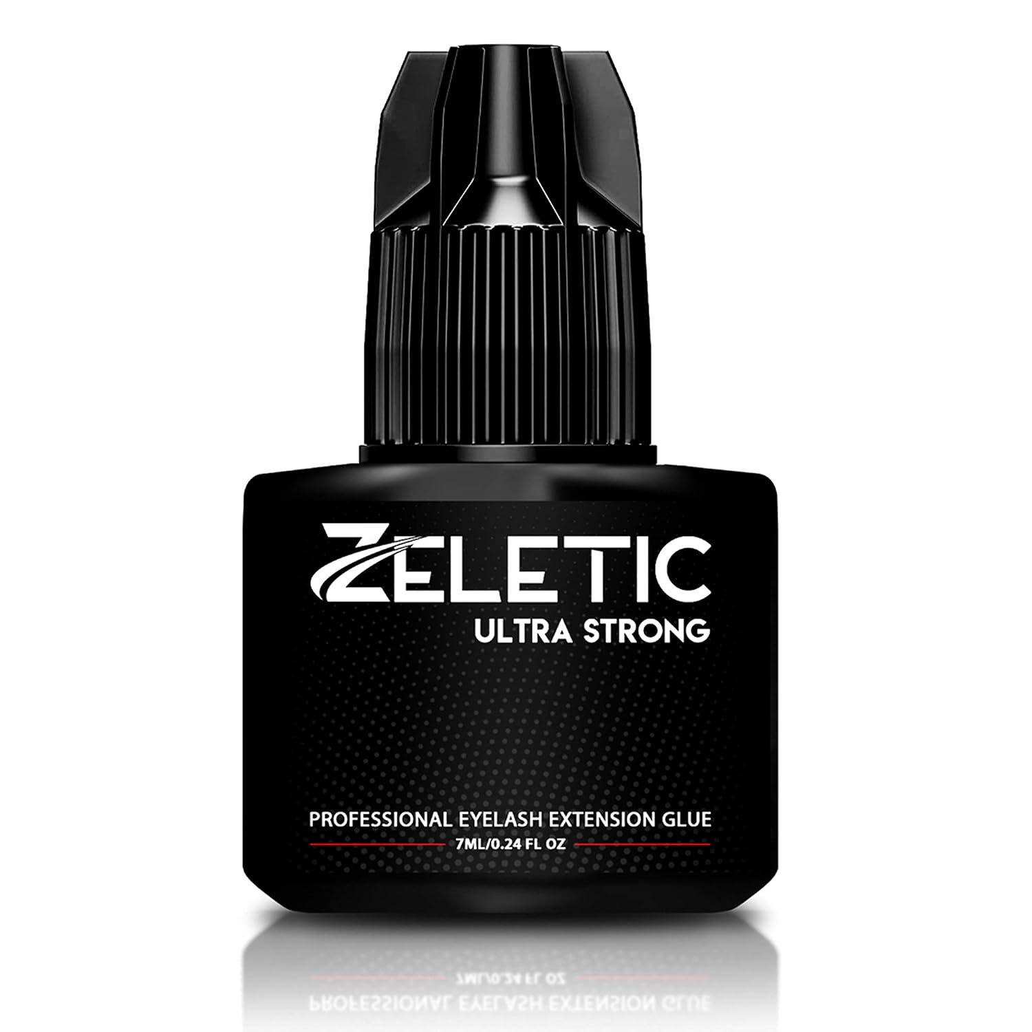 Eyelash Extension Glue by ZELETIC – 7ml0.24fl.oz Individual Lash Glue – Professional Lash Extension Glue for Salons, Lash Artists – 1-2 Sec Drying Time – No Latex – 8 Weeks Retention