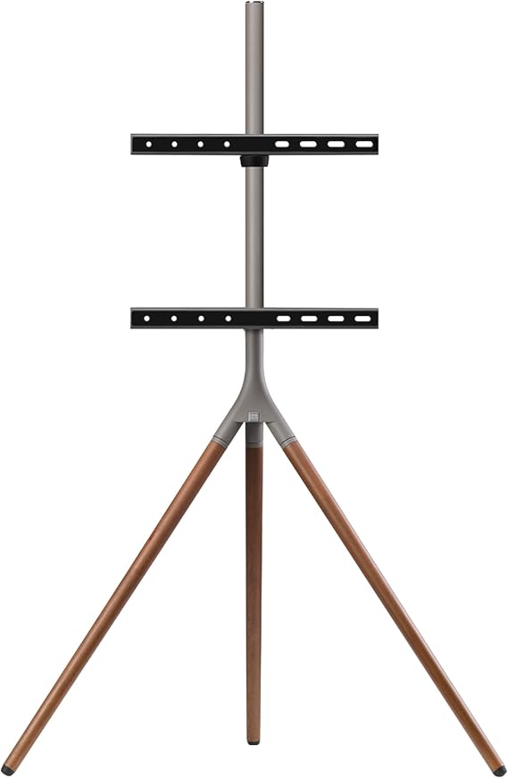 One For All Universal Tripod TV Stand – Screen Size 32-65”- LCD/LED/Plasma/OLED/QLED TVs – 360° Swivel and Height Adjustable – VESA 400x400 – Elegant Design - WM7471