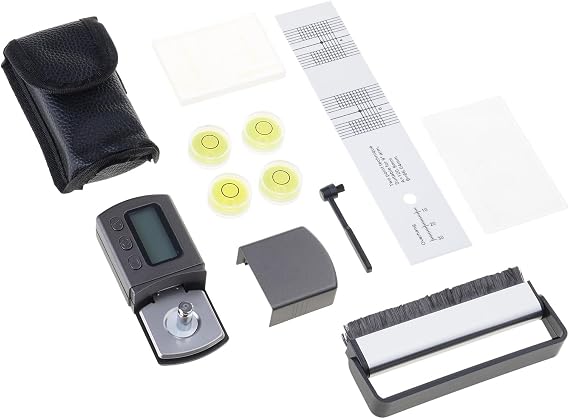 Turntable Tools Setup Kit Alignment Protractor Turntable LCD Force Scale Meter Gauge For LP Record Player Meter Gauge